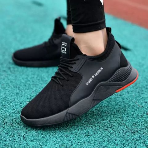 WELDONE Sneakers For Men (Black, Blue , 9) - Image 8