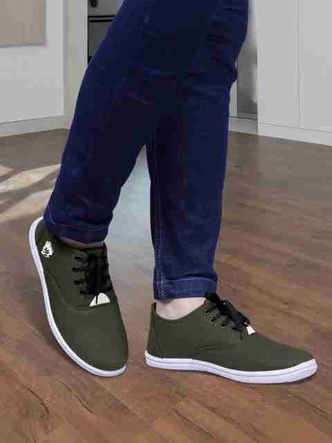 KANEGGYE Casuals For Men (Green , 9) - Image 4