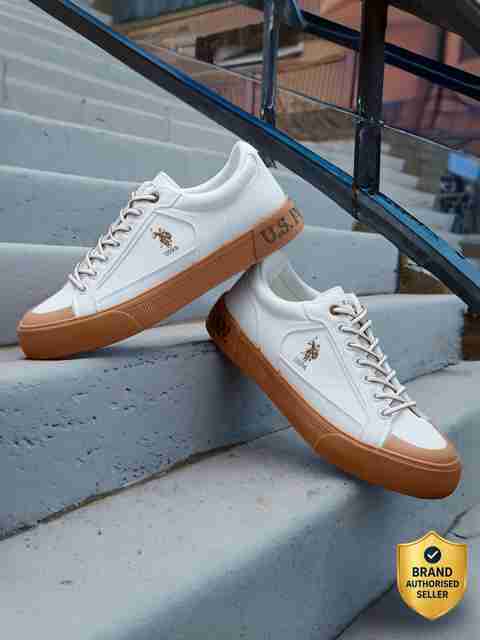 U.S. POLO ASSN. Sneakers For Men (White , 10) - Image 3