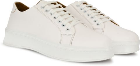 Groofer Men's White Sneakers (Size 8) - Image 7