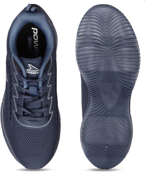 POWER CRANK Running Shoes for Men (Navy, Size 10) - Image 8