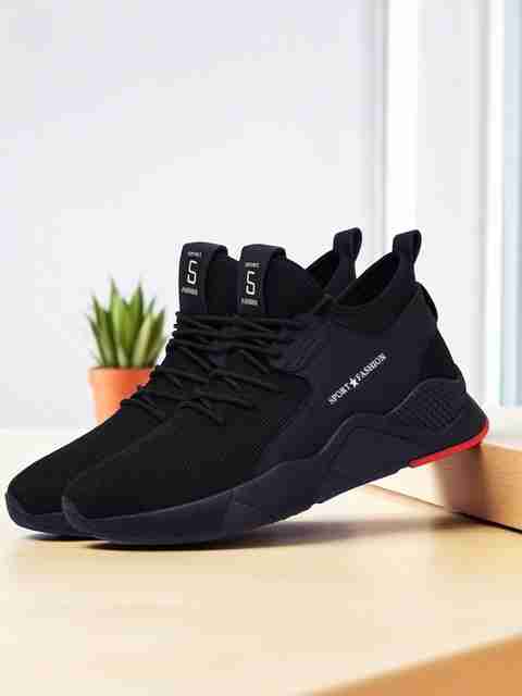 Free Kicks FK-343 Men's Sneakers, Black, Size 6 - Image 5