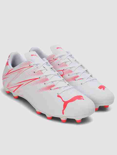 PUMA ATTACANTO FG/AG Football Shoes, White, Size 10 - Image 5