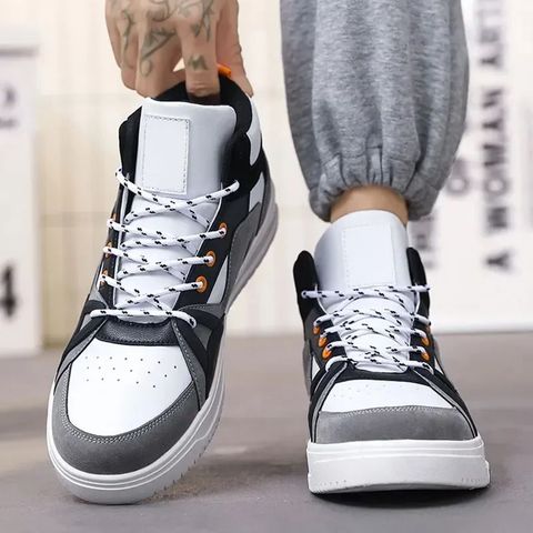 Layasa New Fashion Sneakers For Men (Black , 8) - Image 6