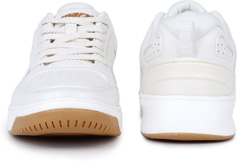 Sparx Sneakers For Men (White, Camel , 7) - Image 4