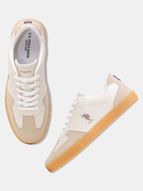 U.S. POLO ASSN. Sneakers For Men (Beige , 9) - Image 6