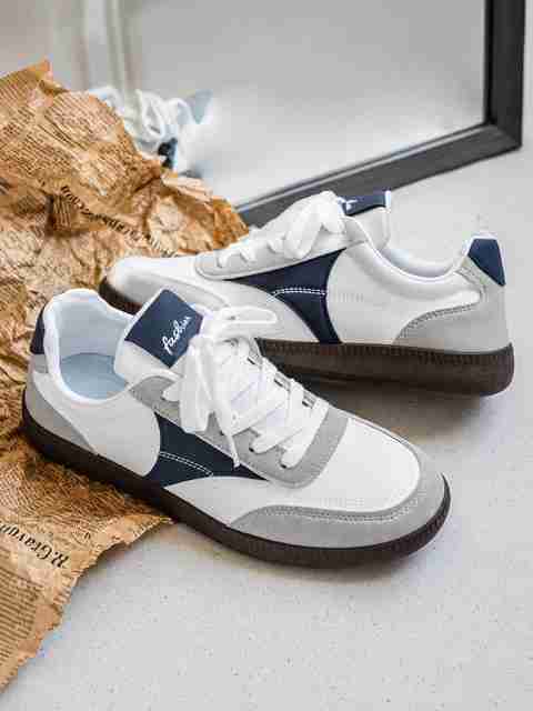Layasa Multicolor Sneakers for Men (White, UK 9) - Image 5