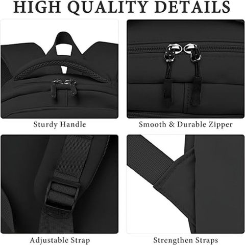 Flamebird Medium 30L Laptop Backpack Black - Image 8