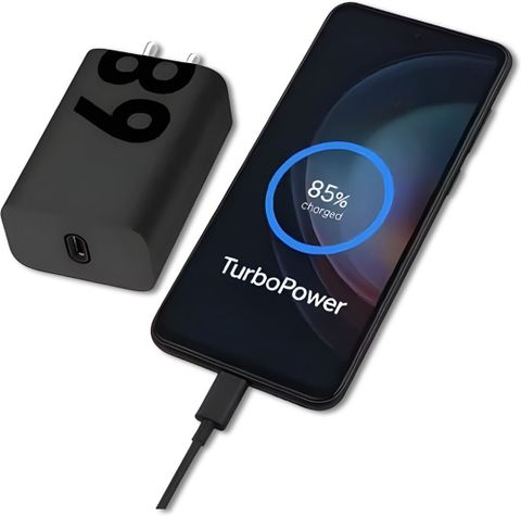 MMAK Motorola 68W Turbo Power Fast Charger with fFast Type-C to C Cable à¤à¤¾à¤°à¥à¤à¤° (à¤à¤¾à¤²à¤¾, à¤à¥à¤¬à¤² शामिल हà¥) - Image 4
