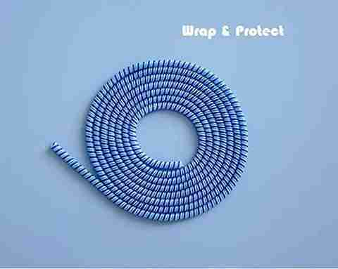 SANEHA SPIRAL MULTI COLOR UC 13 Cable Protector (Multicolor) - Image 4