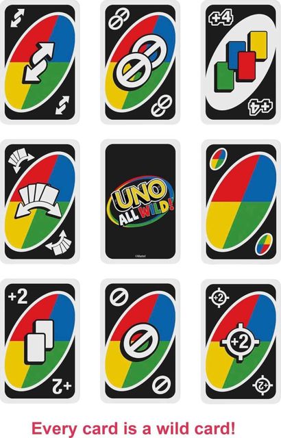 TMA ENTERPRISES UNO 4-in-1 Card Game Combo, Pack of 4 - Image 8