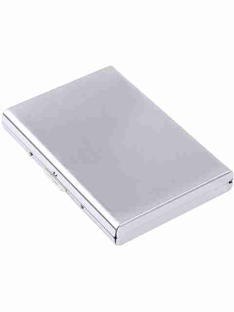 Yatee Men & Women Casual, Ethnic, Formal, Travel Silver Aluminium, Plastic RFID Card Holder - Mini (6 Card Slots) - Image 5