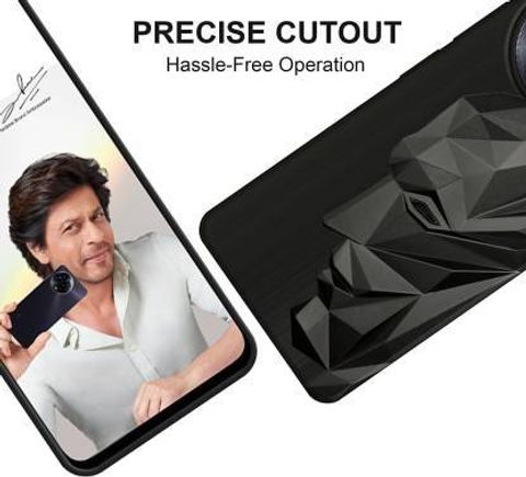 Satyaram Black Dual Protection Back Cover for Realme 11 5G - Image 4