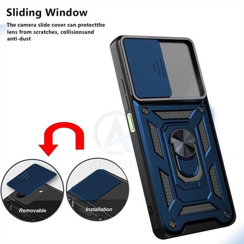 KWINE CASE Back Cover for Vivo T3X 5G (Blue, Rugged Armor, Pack of: 1) - Image 8