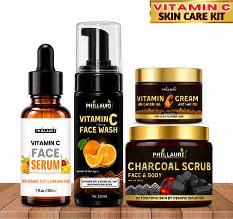 Phillauri Vitamin C Face Serum, Facewash, Toner, Moisturizer Full Skin Care (4 Items in the set) - Image 2