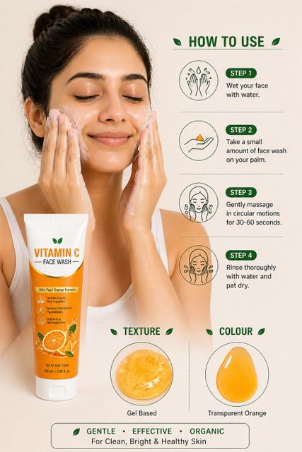 sassy beauty Vitamin C Skin Revitalizing Cleanser Face Wash (100 ml) - Image 7