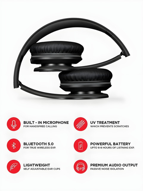 TWS Wireless Headphones with Simple Setup and AUX Cable Support_ZX