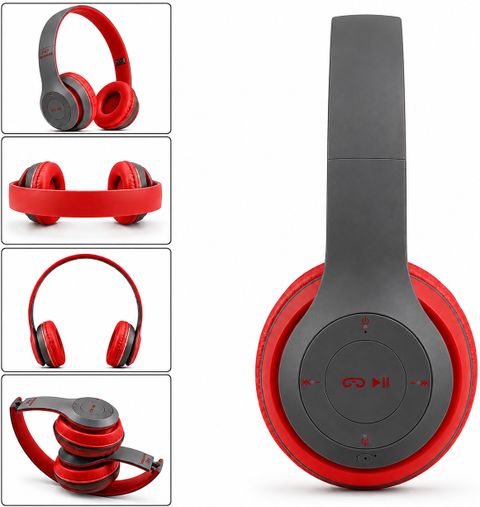TheLazuliStore P47 Wireless Bluetooth Headphones Grey - Image 3