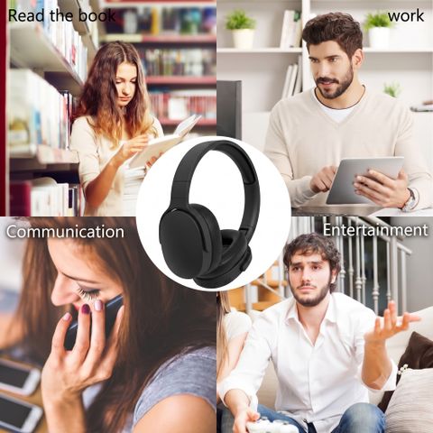 vadish Trending Audio Luxurious Comfort Crystal Clear Sound Super Bass Bluetooth Headset (Black, On the Ear) - Image 6