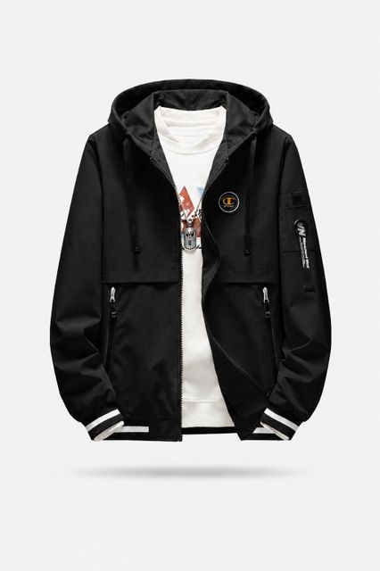 Azy Fabrics KOREAN Printed Men Wind Cheater - Image 8
