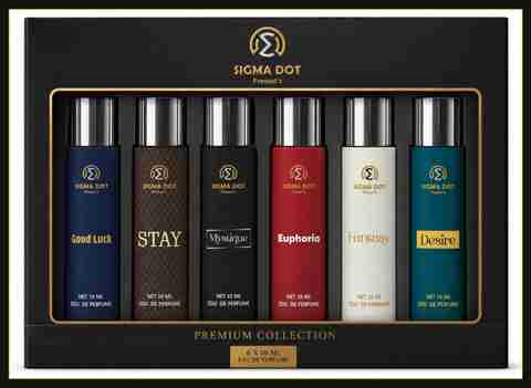 SIGMA DOT Pack of 6 Perfumes | Long Lasting Fragrance | Fresh Woody | Daily Wear Eau de Parfum - 60 ml (For Men & Women) - Image 3