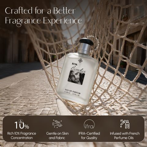 RIYA Bindas Perfume | Woody Fresh Long Lasting Fragrance | Pack of 1 Eau de Parfum - 100 ml (For Men) - Image 8