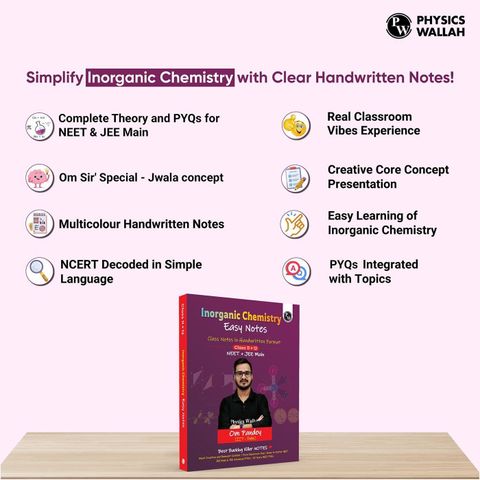Physics Wallah Private Limited Pw Neet Easy Handwritten Notes Inorganic Chemistry for Neet & Jee Main by Om Pandey | Chapterwise and Topicwise Questions (Hindi, Paperback, Pandey Om) - Image 6
