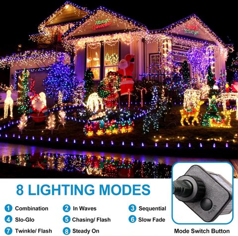 Perikam 60 LEDs 15 m Multicolor Color Changing Ball Rice Lights (Pack of 1) - Image 8