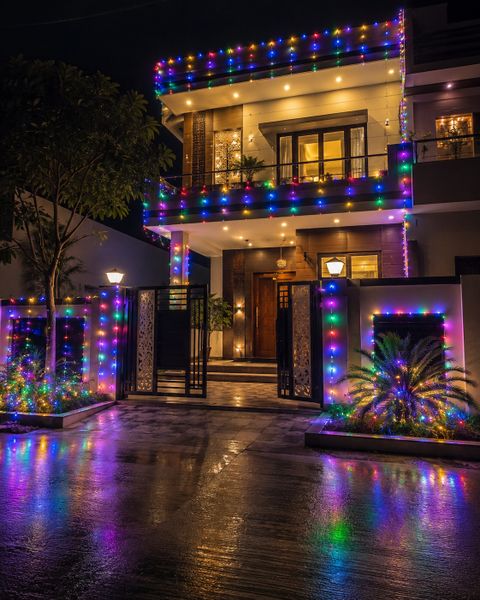 Perikam 60 LEDs 15 m Multicolor Color Changing Ball Rice Lights (Pack of 1) - Image 5