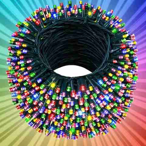 Herikon 100 LEDs 30m Multicolor Bell Rice Lights - Image 5