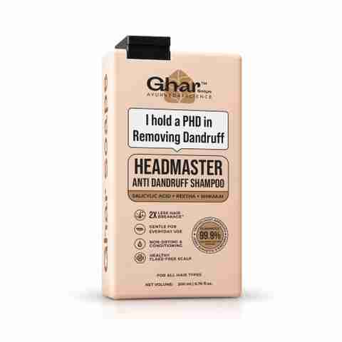 Ghar Soaps Gharsoaps Headmaster Shampoo | Anti-Dandruff Shampoo (200 ml) - Image 4