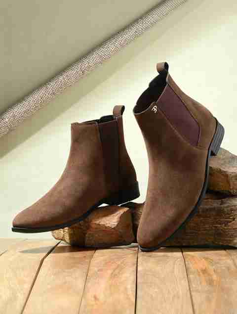 EL PASO EP4301 Men's Brown Boots (Size 8) - Image 5