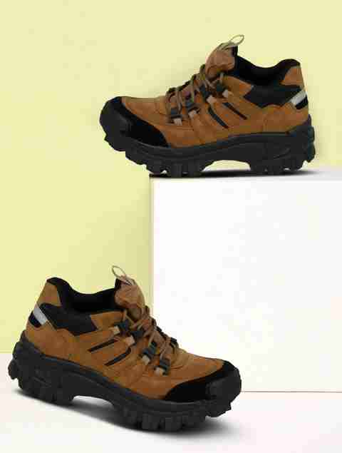 aadi Mesh| Ultralightweight| Premiun| Comfort| Summer Tendy| Outdoor| Boots For Men (Khaki , 9 UK/India) - Image 5