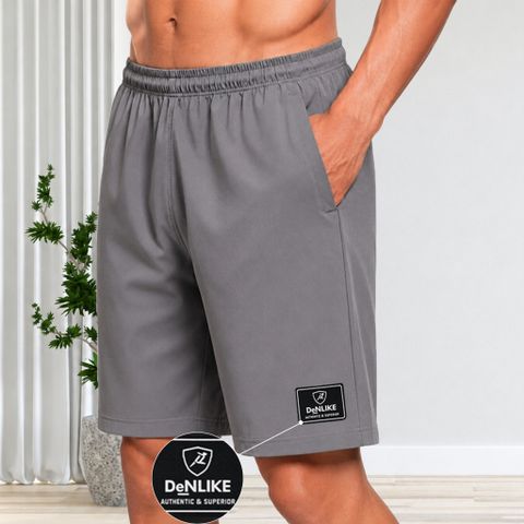Denlike' Men Lycra Blend Black, Grey, Dark Green Regular Shorts - Image 5