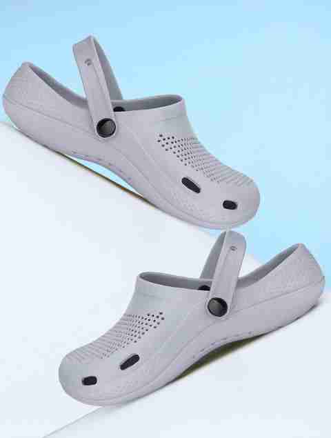BERSACHE Men Clogs Sandal Grey Size 7 - Image 5