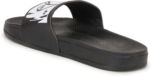 Tzen Men Slides Black White Size 9 - Image 6