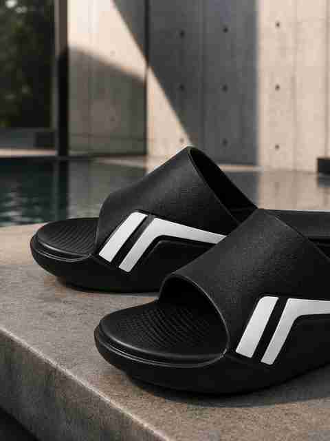 TRV Men Slides Black Size 7 - Image 5
