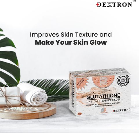 DEXTRON Glutathione Skin Whitening Soap