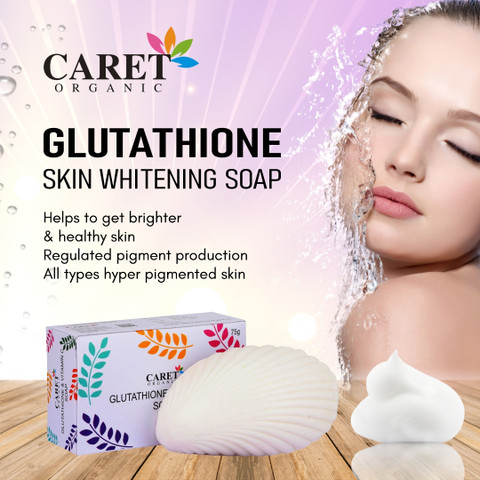 glutathione soap benefits skin whitening Caret Organic & Vitamin C Brightening & Antioxidant - Dermatologically Tested - Paraben & Cruelty Free - For All Skin Types 100% Pure Grade A research-purposes-only Fragrance:Vanilla
