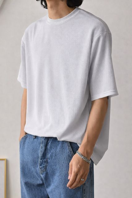 RUNNING MACHINE Men Grey Polyester Round Neck T-Shirt - Image 8