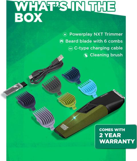 BOMBAY SHAVING COMPANY POWER PLAY NXT BEARD TRIMMER Trimmer 90 min Runtime 6 Length Settings (Multicolor) - Image 6