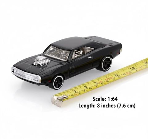 CountryLink Hot Wheels Ferrari Style 1:64 Scale Metal Car (Black, Pack of: 1) - Image 7