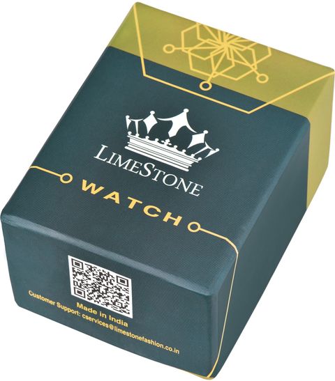 LIMESTONE Legacy Series Stainless Steel Day and Date Functioning | Stylish Chain | Quartz Analog Watch - For Men RLX032 - Image 8