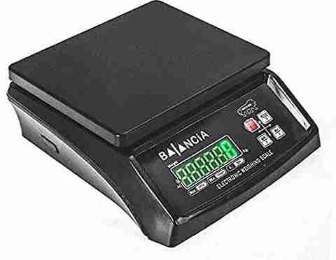 SONALEX 30kg Electric Weighing Scale with LED Display (Black) - Image 2