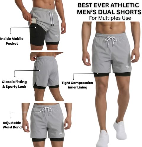 FANEX FITNESS Pack of 3 Printed Men Black Gym Shorts - Image 8