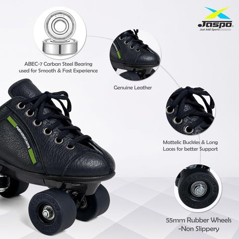 Jaspo Honda Pro 30 Quad Skates Black Size 10 UK - Image 5