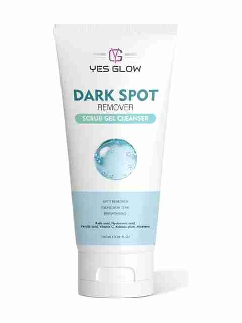 YES GLOW Dark Spot Remover Scrub Gel Cleanser (100 ml) - Image 3