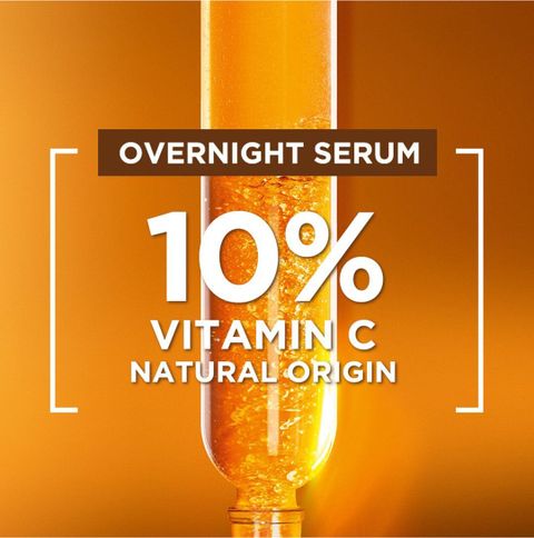 GARNIER Bright Complete Night Vitamin C Serum With 10% Pure Vitamin C for Bright Skin (15 ml) - Image 4