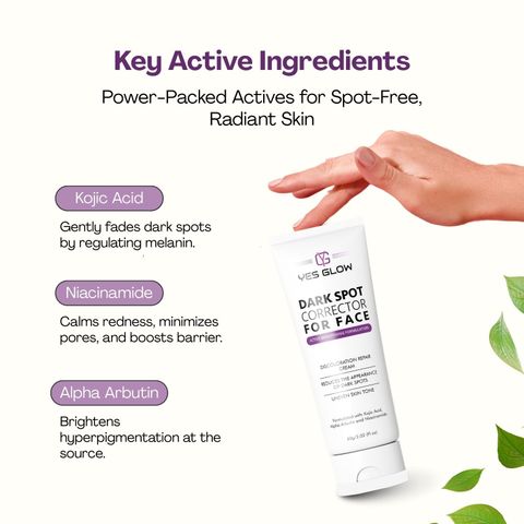 YES GLOW Dark Spot Corrector Face Cream 60g - Image 7