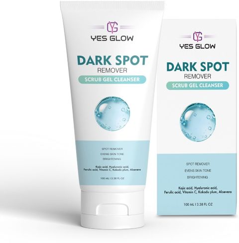 YES GLOW Dark Spot Remover Scrub Gel Cleanser & Corrector 100 ml - Image 4